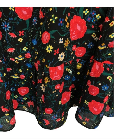 J. CREW Printed Flutter Floral Dress - Picture 6 of 11